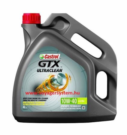 CASTROL GTX ULTRACLEAN 10W40 4 Liter