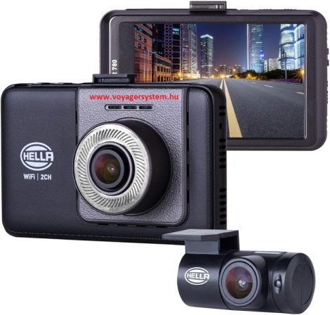  HELLA DR 780 első és hátsó autós kamera /menetrögzítő