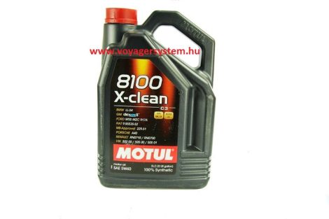 MOTUL 8100 X-CLEAN 5W40 C3 5 Liter