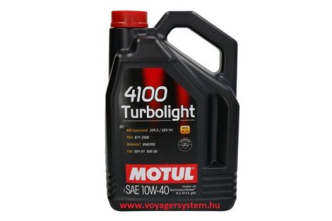 MOTUL 4100 TURBOLIGHT 10W40 5L