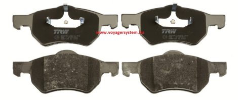 Első fékbetét RG 302 mm- tárcsához TRW