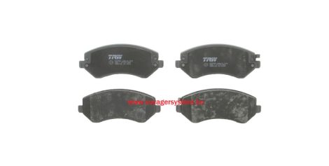 Első fékbetét RG 281 mm-es tárcsához TRW Első fékbetét RG 281 mm-es tárcsához TRW